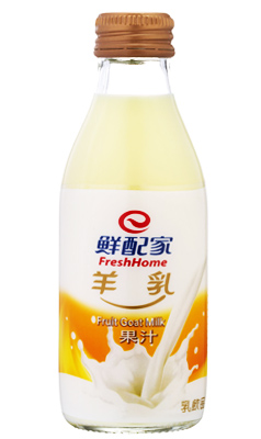 鮮配家果汁羊乳(180ml )